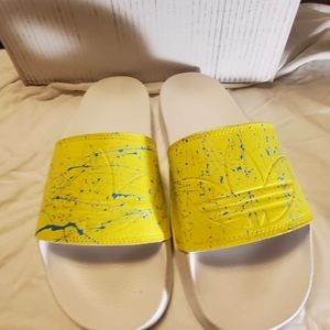 COPY - Custom Splatter mens Adidas Slides